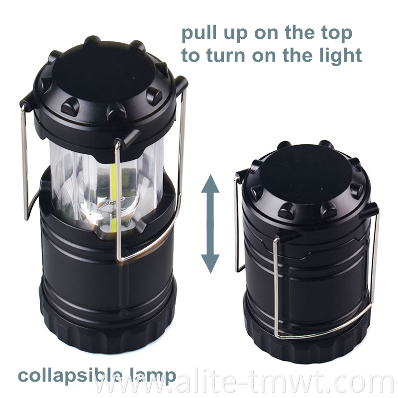 Outdoor Hand Camping Light COB Lantern LED AA Battery Lantern